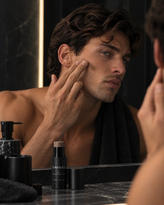 Blending the contour into the skin