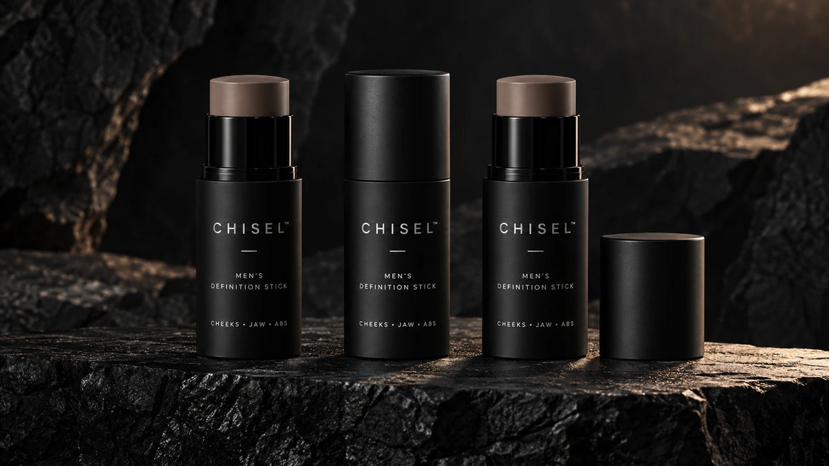 Three views of the CHISEL Men's Definition Stick